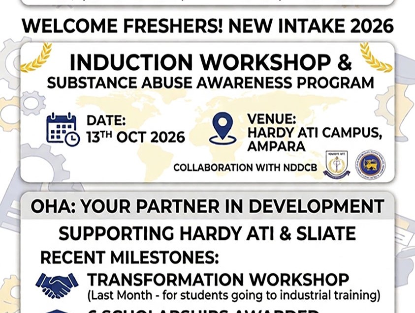 Induction Workshop and Substance Abuse Awareness Program for the 2026 New Intake